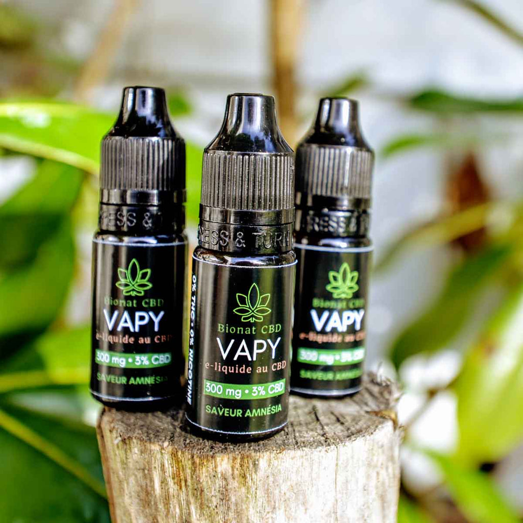 Le meilleur E-liquide CBD Vape bio saveur Amnsia 3 % CBD (300 mg) Le meilleur E-liquide CBD Vape bio saveur Amnsia 3 % CBD (300 mg)